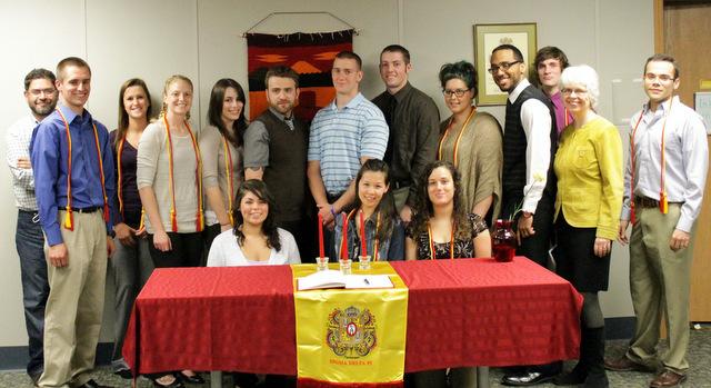 2012 Sigma Delta Pi Induction